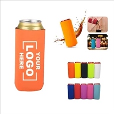 Collapsible Econo 12 oz. Slim Foam Can Cooler