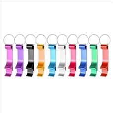 Colorful  Can Bottle Opener With Keychain Ring