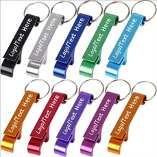 Colorful  Can Bottle Opener With Keychain Ring