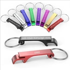 Colorful  Can Bottle Opener With Keychain Ring