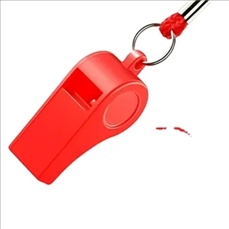Colorful Emergency Whistle with Lanyard