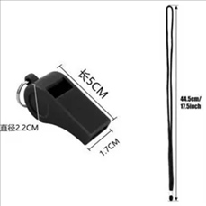 Colorful Emergency Whistle with Lanyard