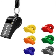 Colorful Emergency Whistle with Lanyard