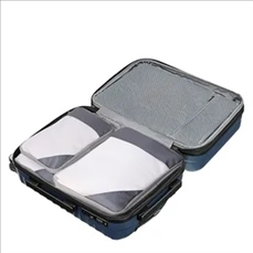 Compressible Foldable Travel Storage Bag Set (4 Pieces)