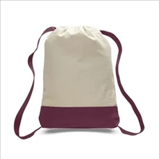 Cotton Canvas Two Tone Sport Backpack
