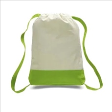 Cotton Canvas Two Tone Sport Backpack