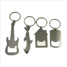 Creative Stainless Steel Bottle Opener Keychain