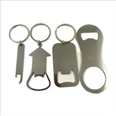 Creative Stainless Steel Bottle Opener Keychain