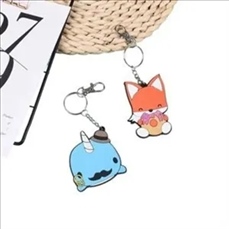 Custom Shaped PVC Keychains