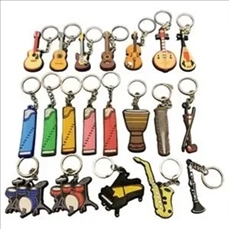 Custom Shaped PVC Keychains
