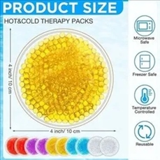 Custom Shapes Round Hot/Cold Reusable Gel Ice Packs