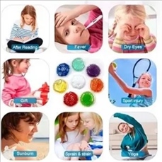 Custom Shapes Round Hot/Cold Reusable Gel Ice Packs