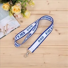 Custom reflective strip work ID lanyard nylon neck strap