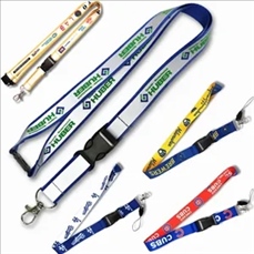 Custom reflective strip work ID lanyard nylon neck strap