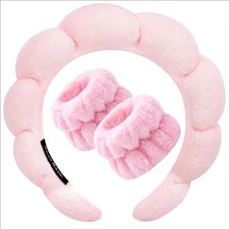 Customizable Sponge SPA Headband - Wrist Set