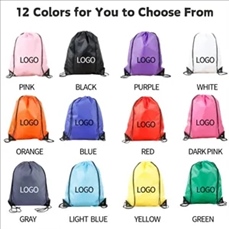 Dual-Shoulder Drawstring Polyester Water-Resistant Backpack