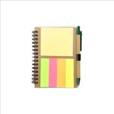 Eco-Friendly Complete Set Spiral Notebook Item # RCRLF-PJOYN
