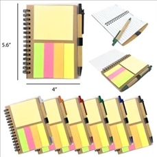 Eco-Friendly Complete Set Spiral Notebook Item # RCRLF-PJOYN