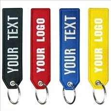 Embroidered Key Tag