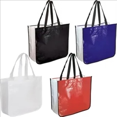 Extra Large Laminated Shopping Tote Bag