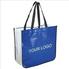 Extra Large Laminated Shopping Tote Bag