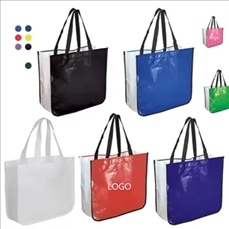 Extra Large Laminated Shopping Tote Bag