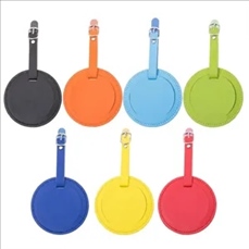 Faux Leather Luggage Tag