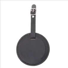 Faux Leather Luggage Tag