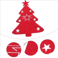 Felt Christmas Tree Cutlery Cover