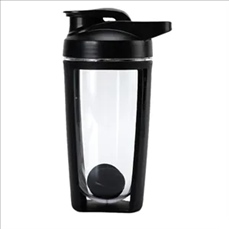 Fitness protein powder shake bottle