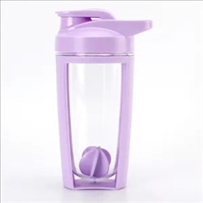 Fitness protein powder shake bottle