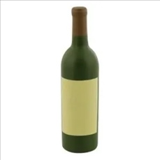 Foam Wine Bottle Stress Reliever with Your Logo