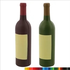 Foam Wine Bottle Stress Reliever with Your Logo