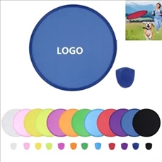 Fold Up Flying Disc with  Pouch