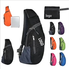 Foldable Hiking Crossbody Sling Backpack