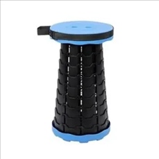 Foldable Telescoping Stool Retractable Collapsible Camping S