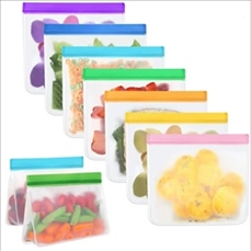 Frosted PEVA Food Preservation Storage Bag