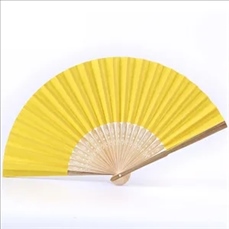 Full-color Folding Bamboo Paper Hand Fan