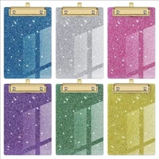 Glitter acrylic office folder board
