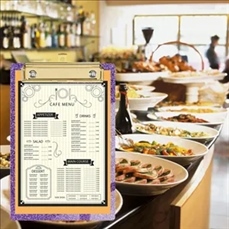 Glitter acrylic office folder board