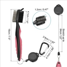 Golf Brush and Club Groove Cleaner