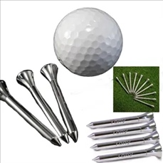 Golf metal tees