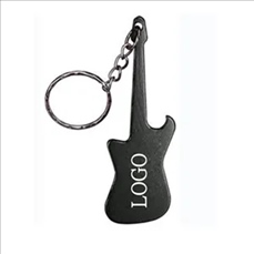 Guitar Shaped Bottle Opener Keychain