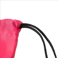 Heavy Duty Drawstring Cinch Up Side Mesh Pocket Backpack