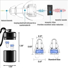 High Fidelity Earplug Sets With Aluminum Case
