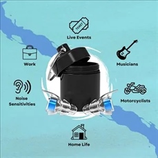 High Fidelity Earplug Sets With Aluminum Case