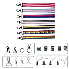 ID Card Rainbow Lanyard
