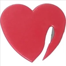 Jumbo Size Heart Shaped Letter Opener