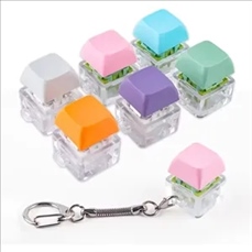Keycap Fidget Keychain