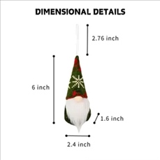 Knitted Christmas Plushie Charm